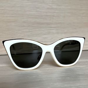 Anine Bing Echo Park sunglasses in Bone color.